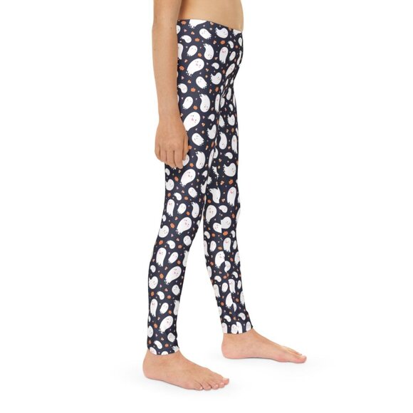 Halloween Ghost Leggings For Kids - Picture 1 of 4